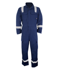 Brass Inherent Flame Retardant Coverall Tall Leg with high mandarin collar Nordic reflective tape knee pad pockets two-way zip