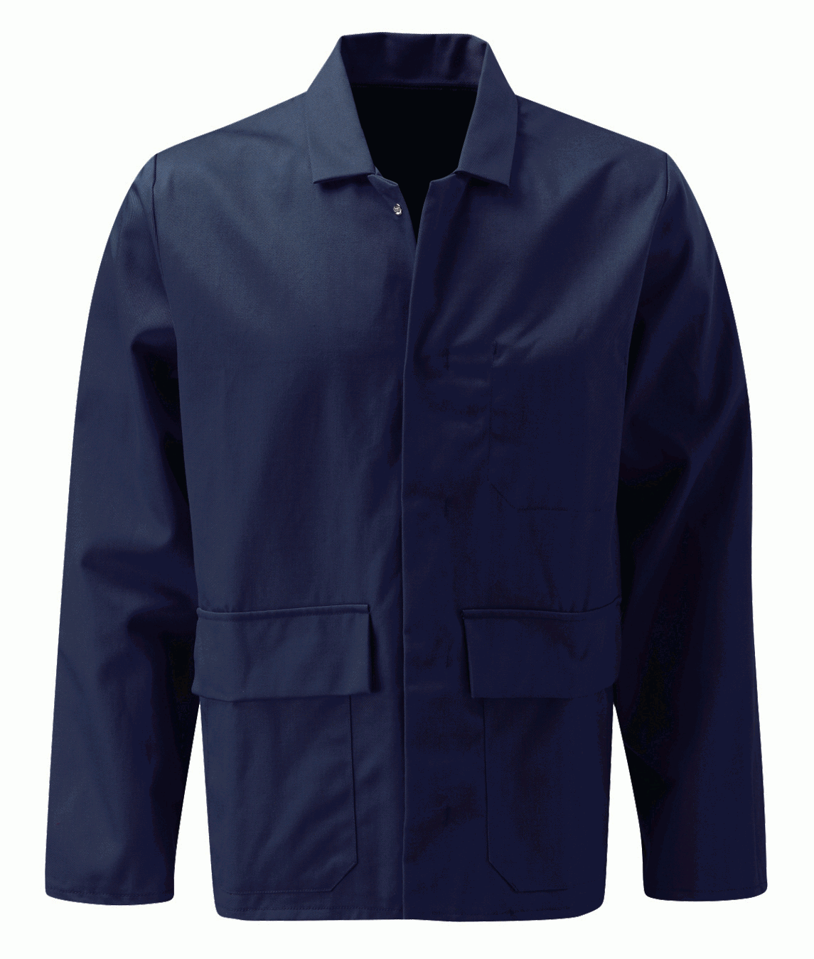 Centaur Flame Retardant Cotton Jacket with concealed stud front full action back and two flap patch pockets