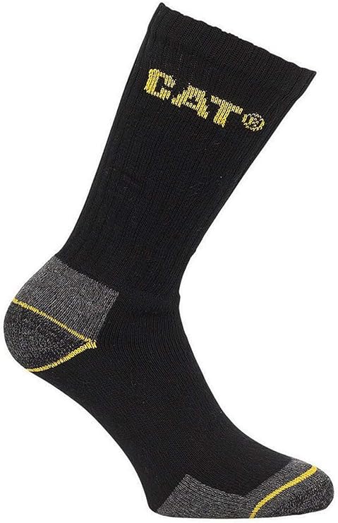 Caterpillar Socks - Black - Pack Of 3