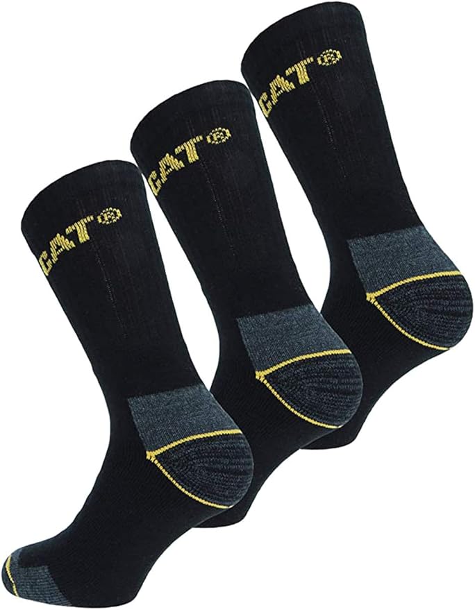Caterpillar  Black Work Socks 3-Pack