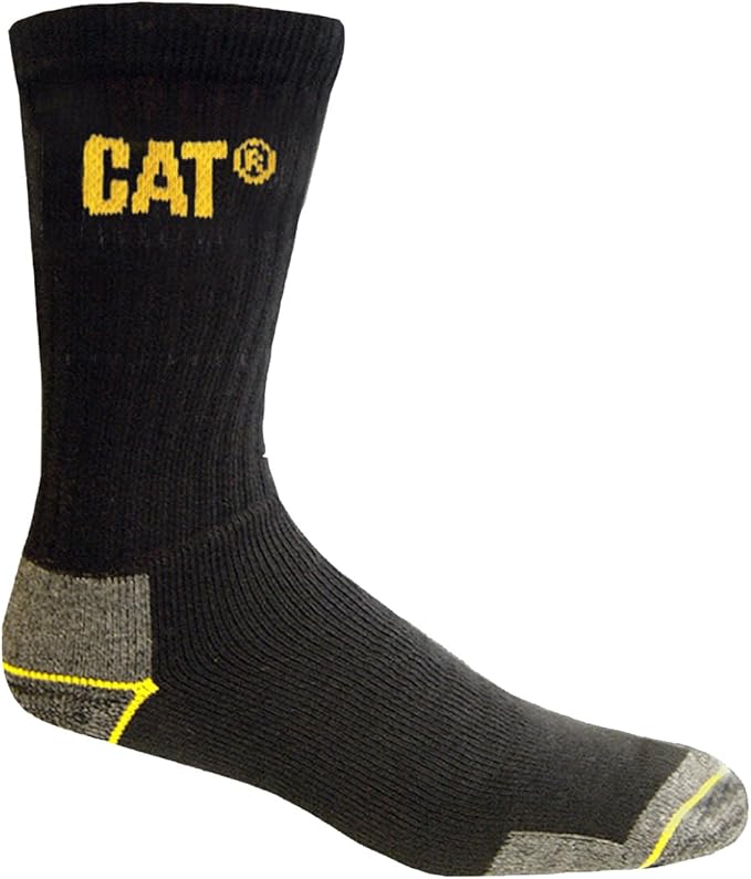 Caterpillar Grey Work Socks Pack of 3