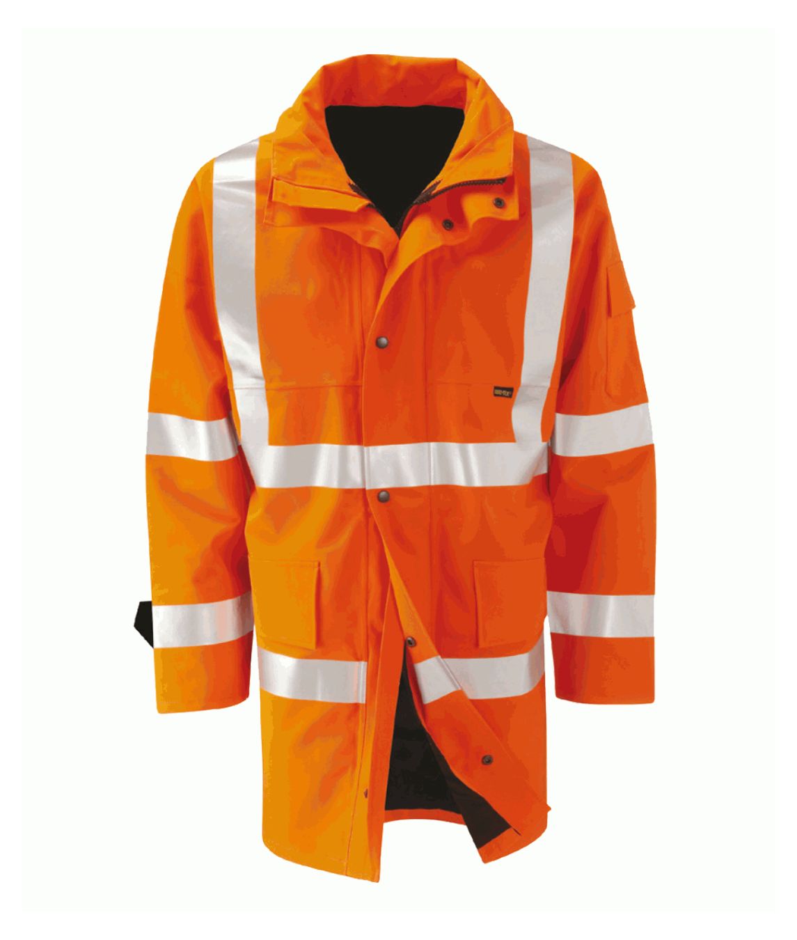 Amazon 2 Layer Gore-Tex Hi-Vis jacket yellow with heat-sealed reflective tape double storm flap and multiple secure pockets