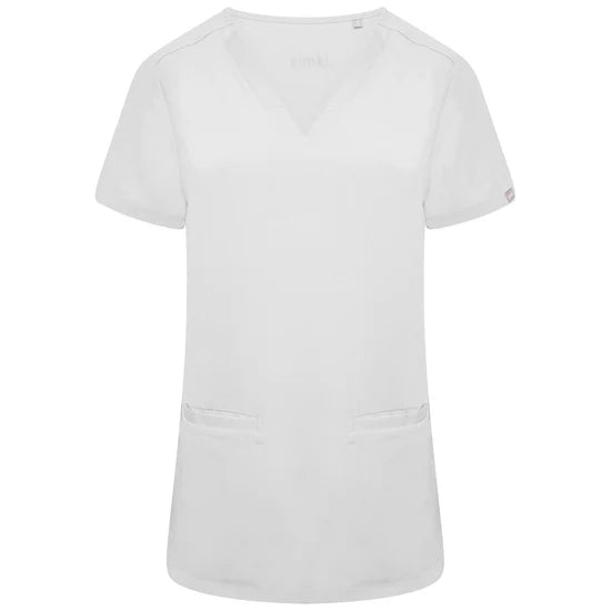 Ari Scrub Top white