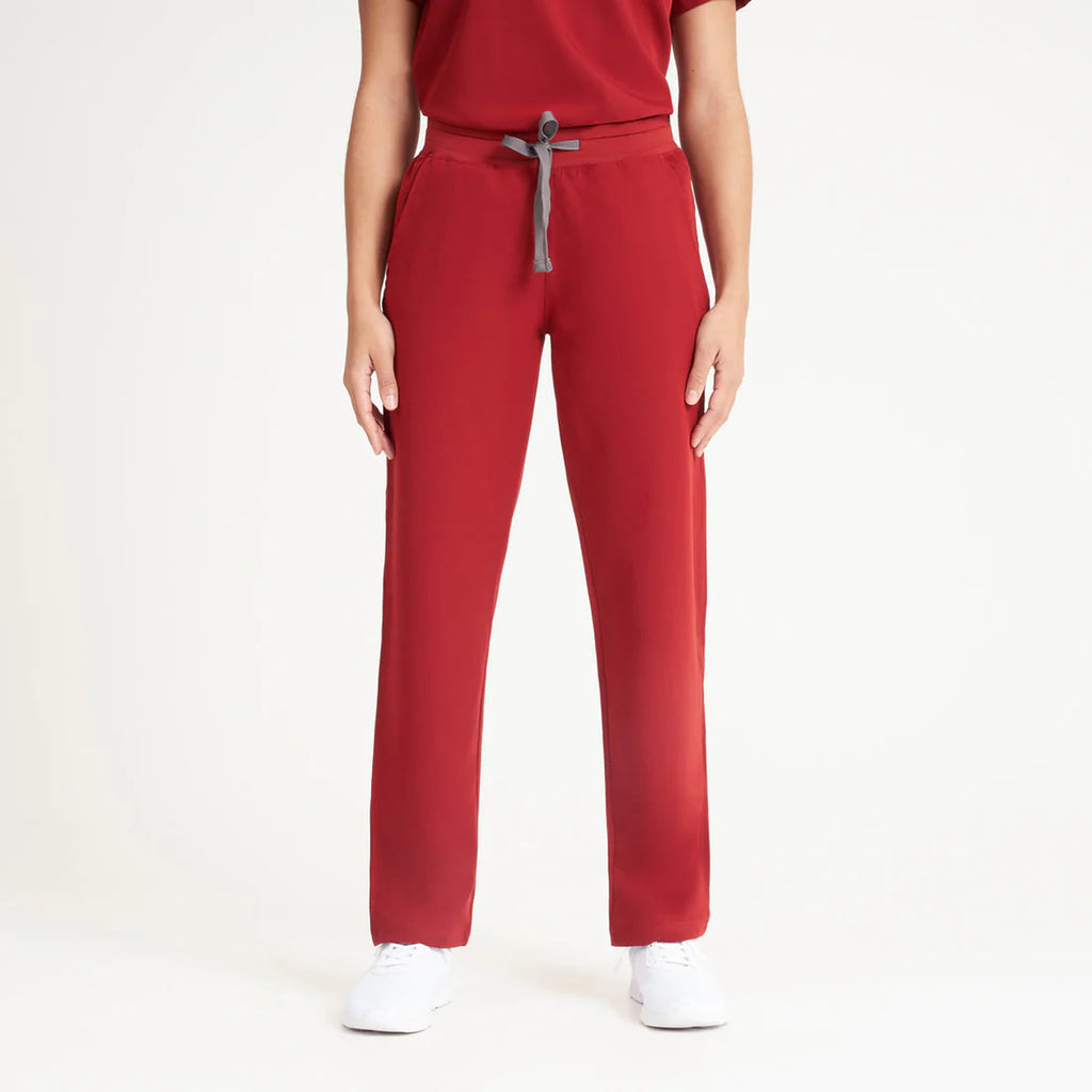 Arlo Straight Leg Scrub Trouser - Beh-4956-BUR