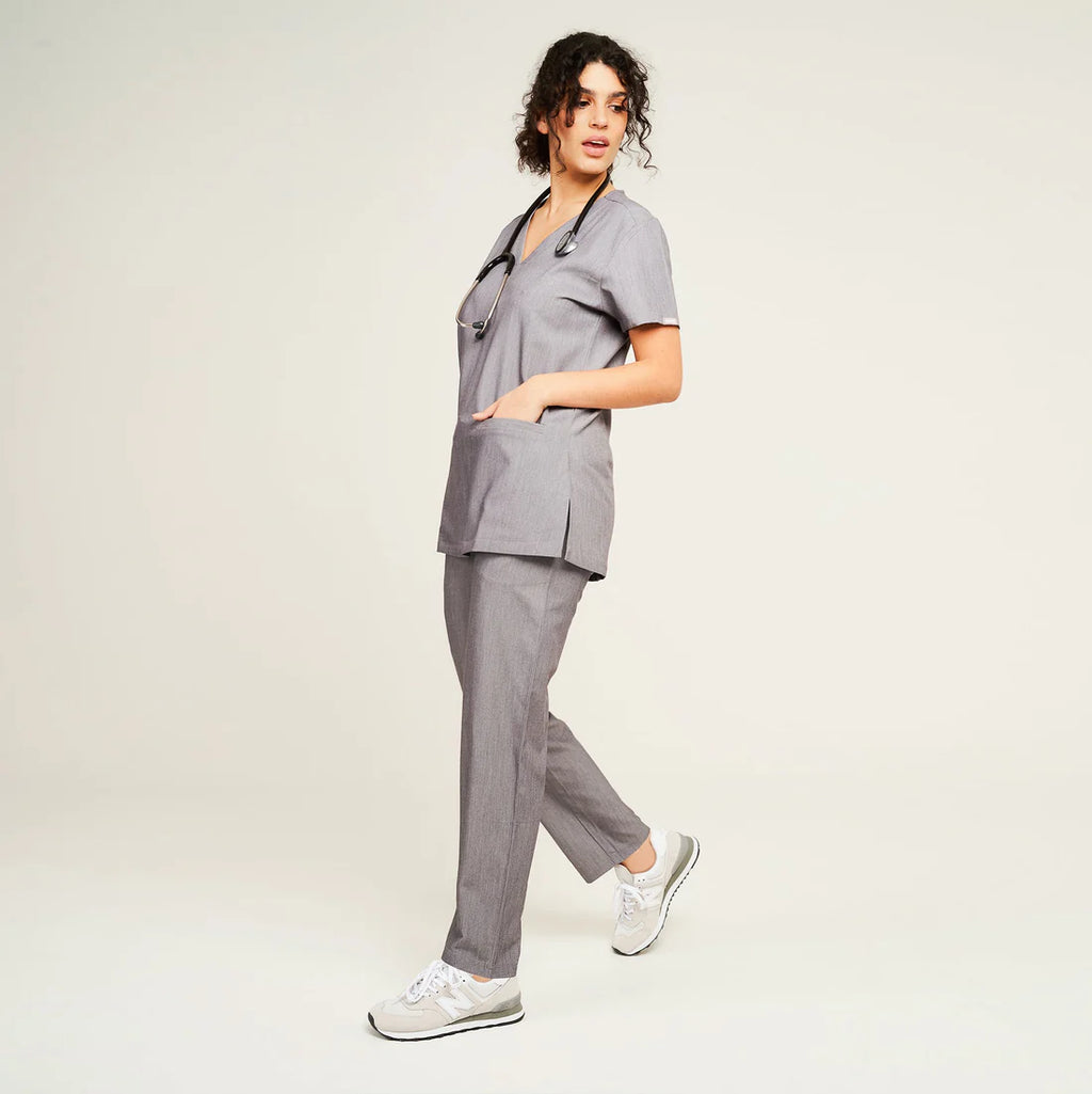 Arlo Straight Leg Scrub Trouser - Beh-4956-CHA