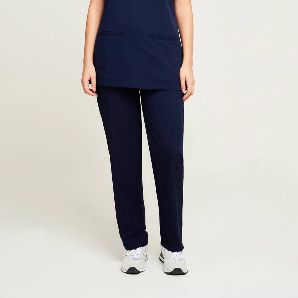 Arlo Straight Leg Scrub Trouser - Beh-4956-NVY