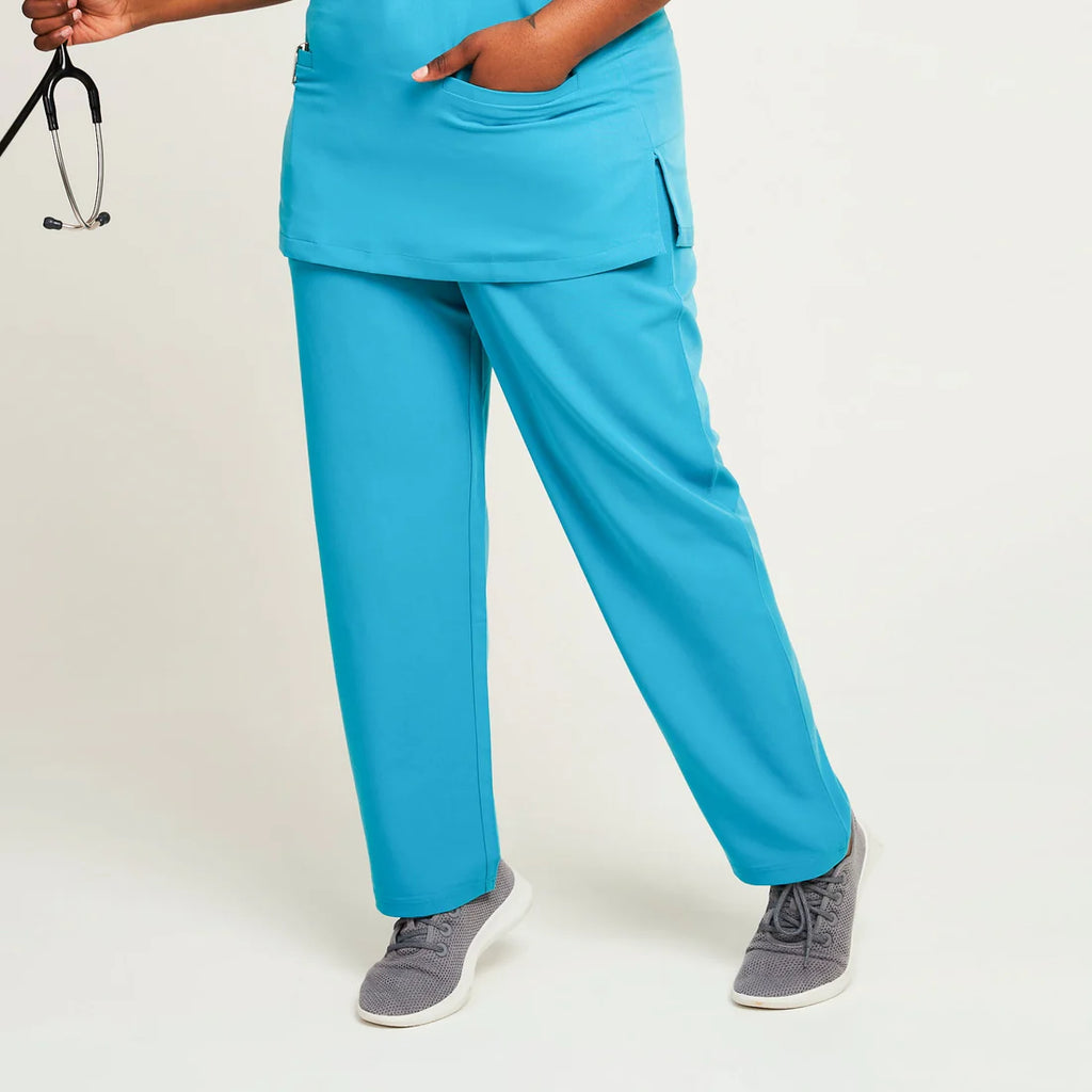 Arlo Straight Leg Scrub Trouser - Beh-4956-TEL