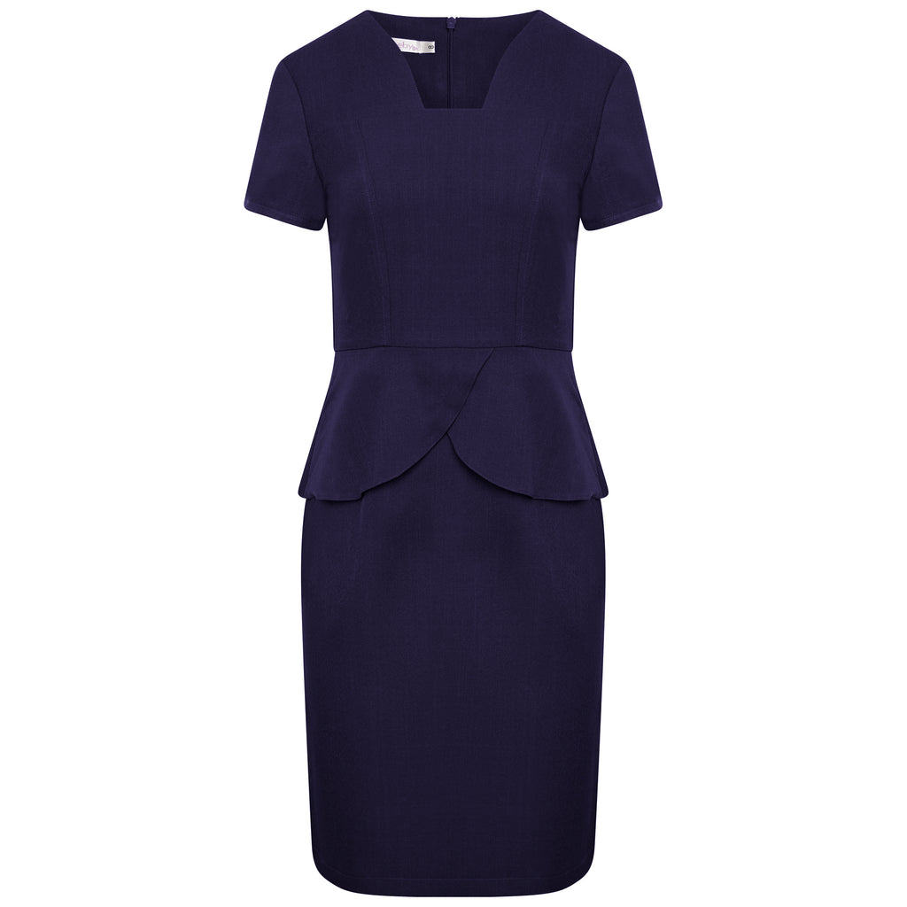 La Beeby Coco Polyester Peplum Dress