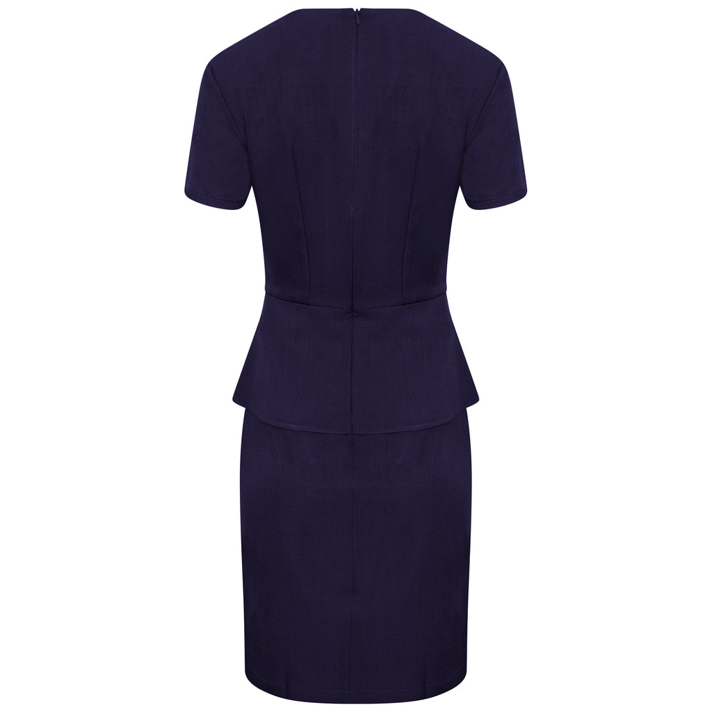 La Beeby Coco Polyester Peplum Dress
