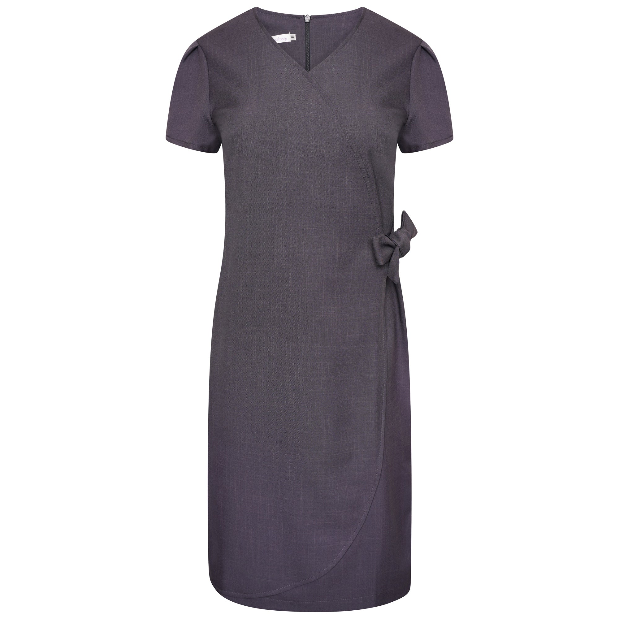 La Beeby Elena Faux Wrap Twill Dress