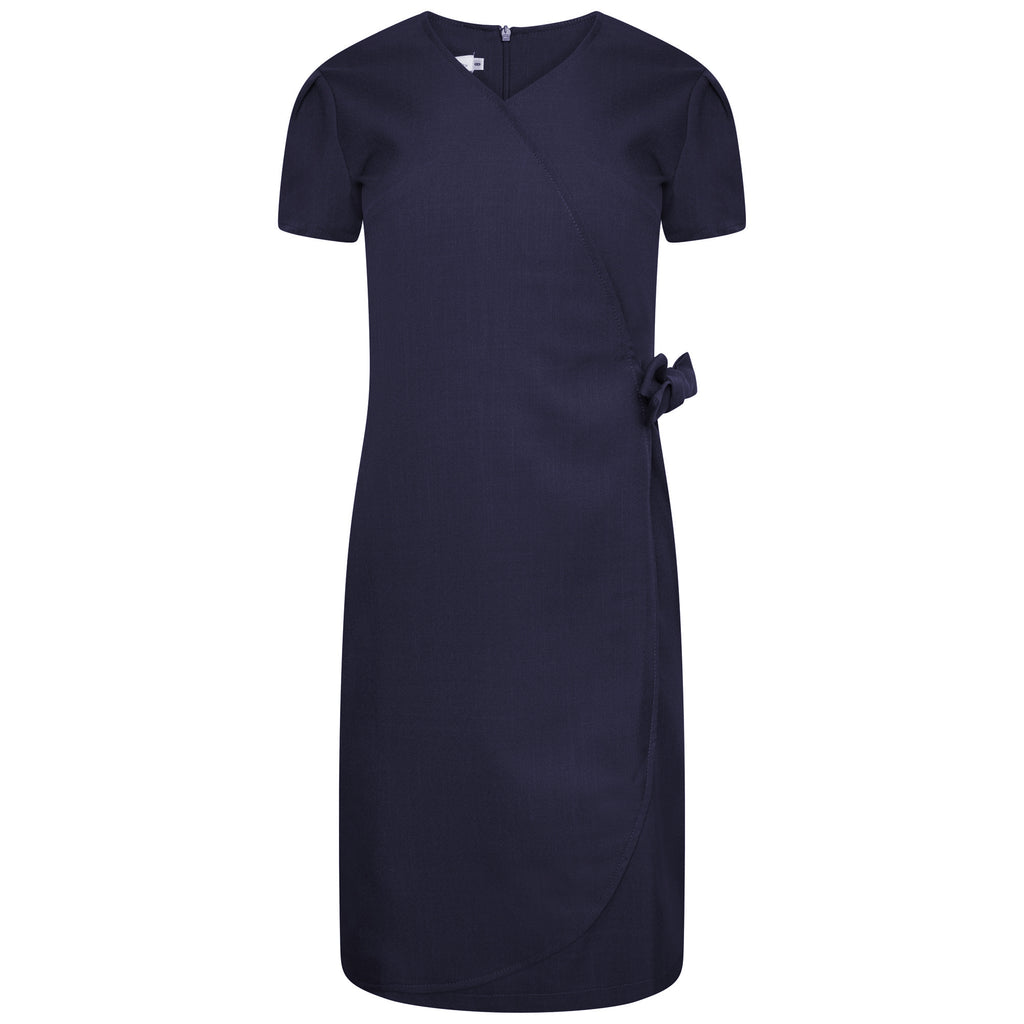 La Beeby Elena Faux Wrap Twill Dress