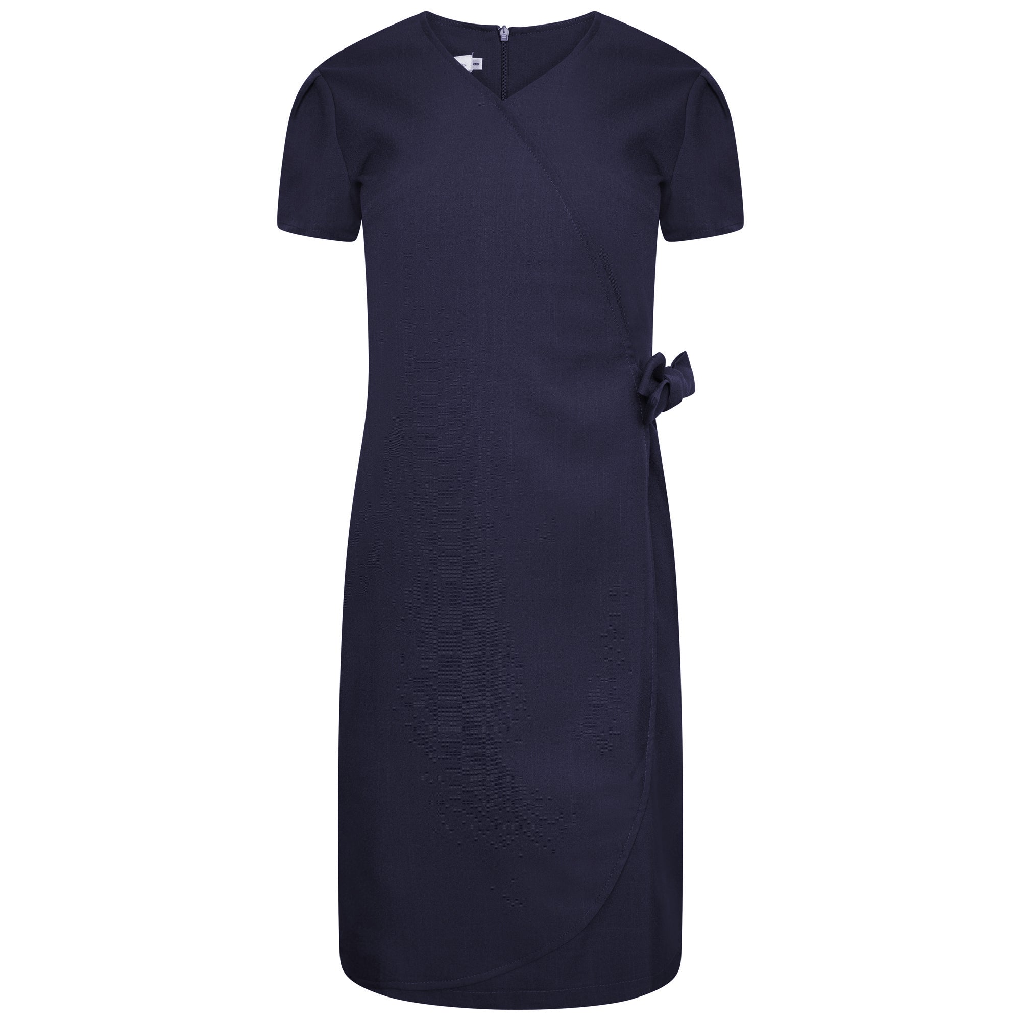 La Beeby Elena Faux Wrap Twill Dress