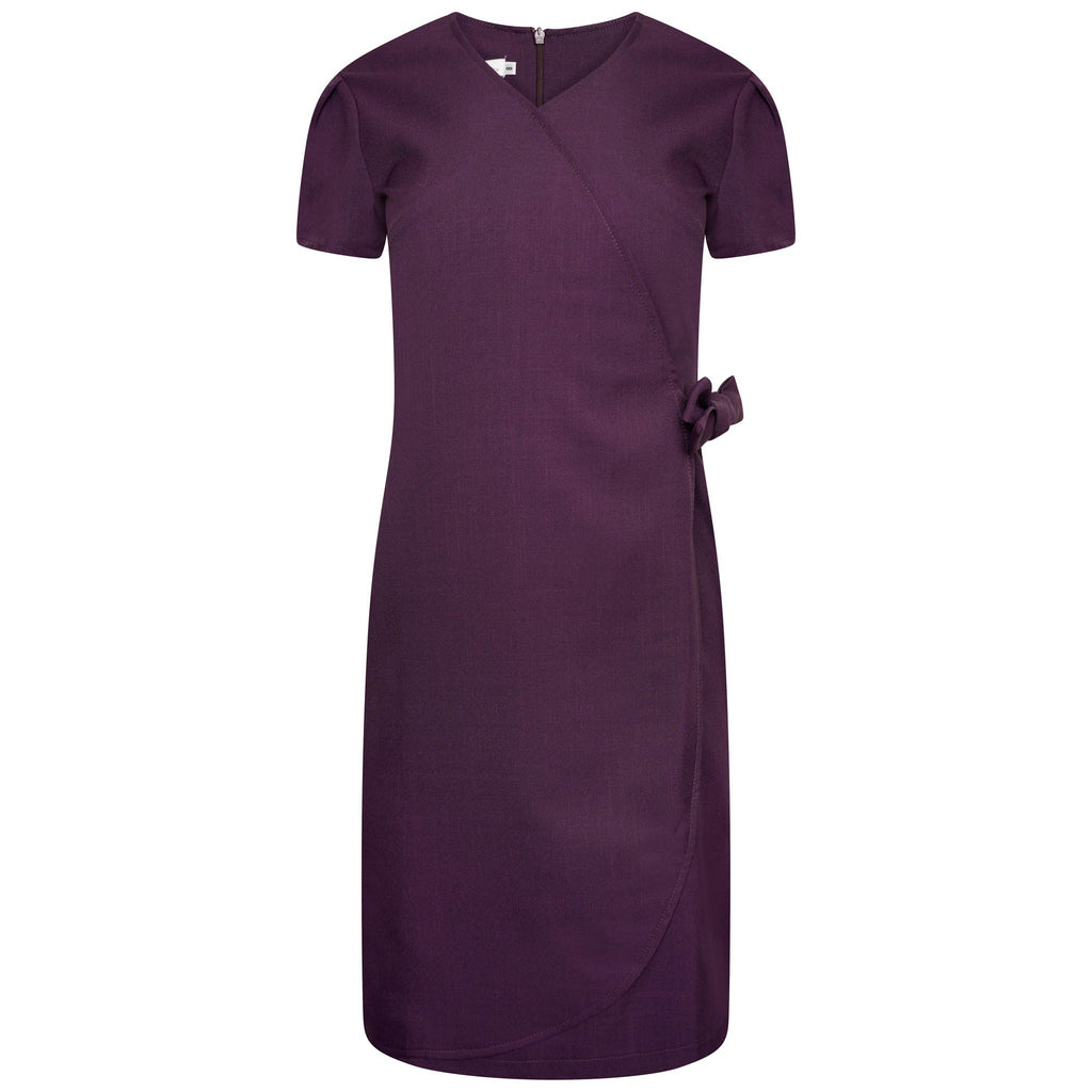 La Beeby Elena Faux Wrap Twill Dress