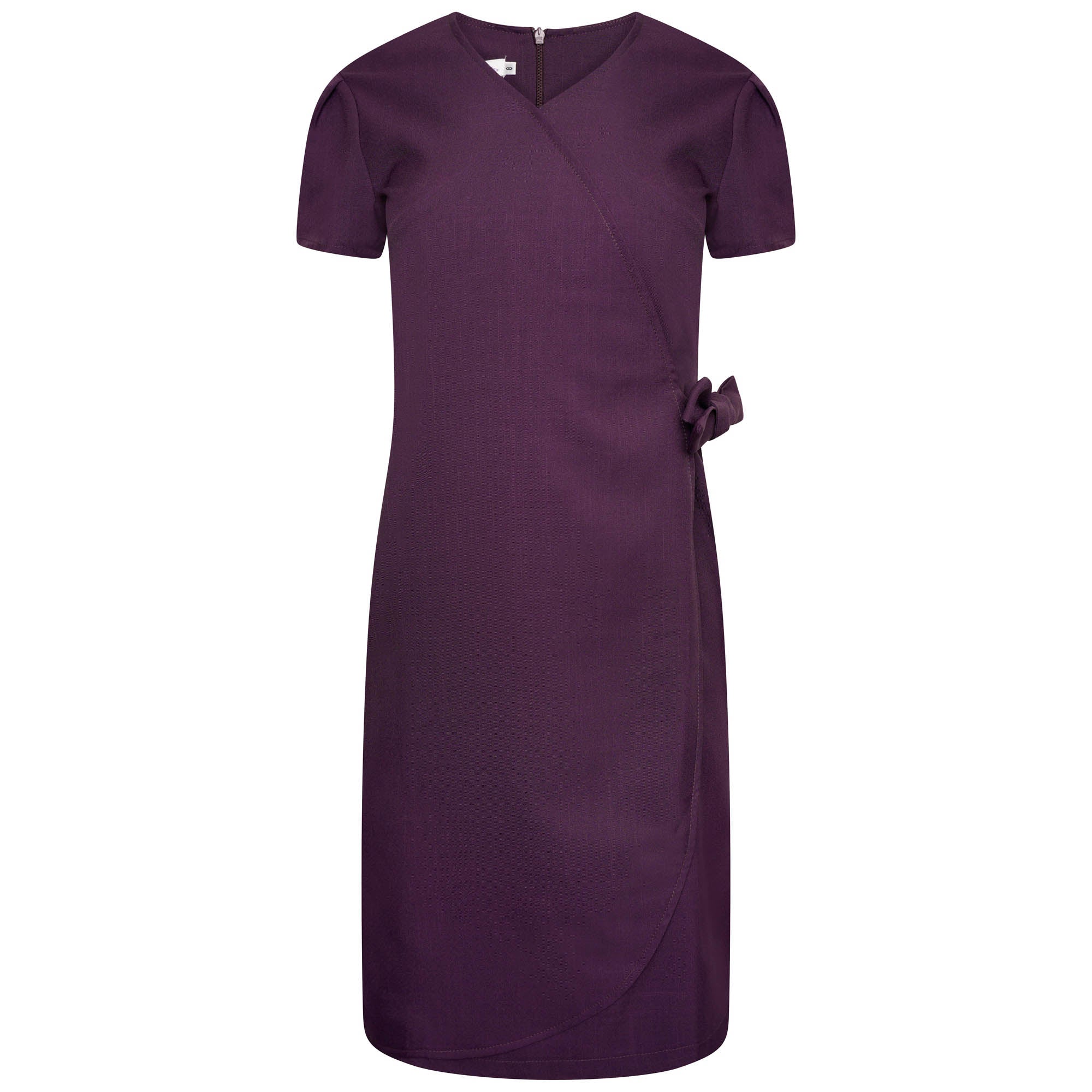 La Beeby Elena Faux Wrap Twill Dress