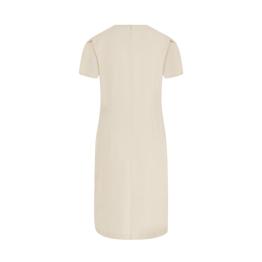 La Beeby Elena Faux Wrap Twill Dress