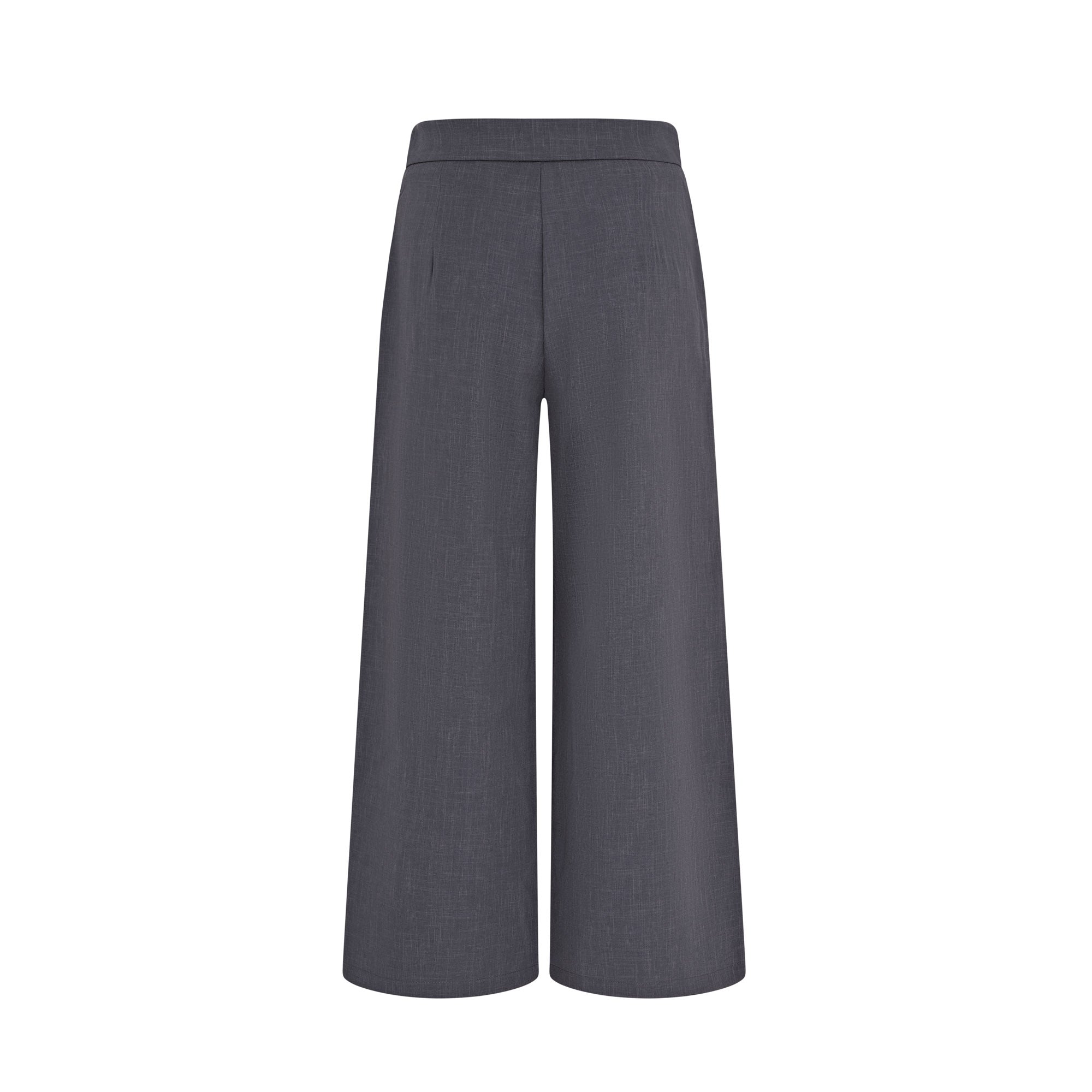 Ivy Culotte High-Waist Twill Trousers