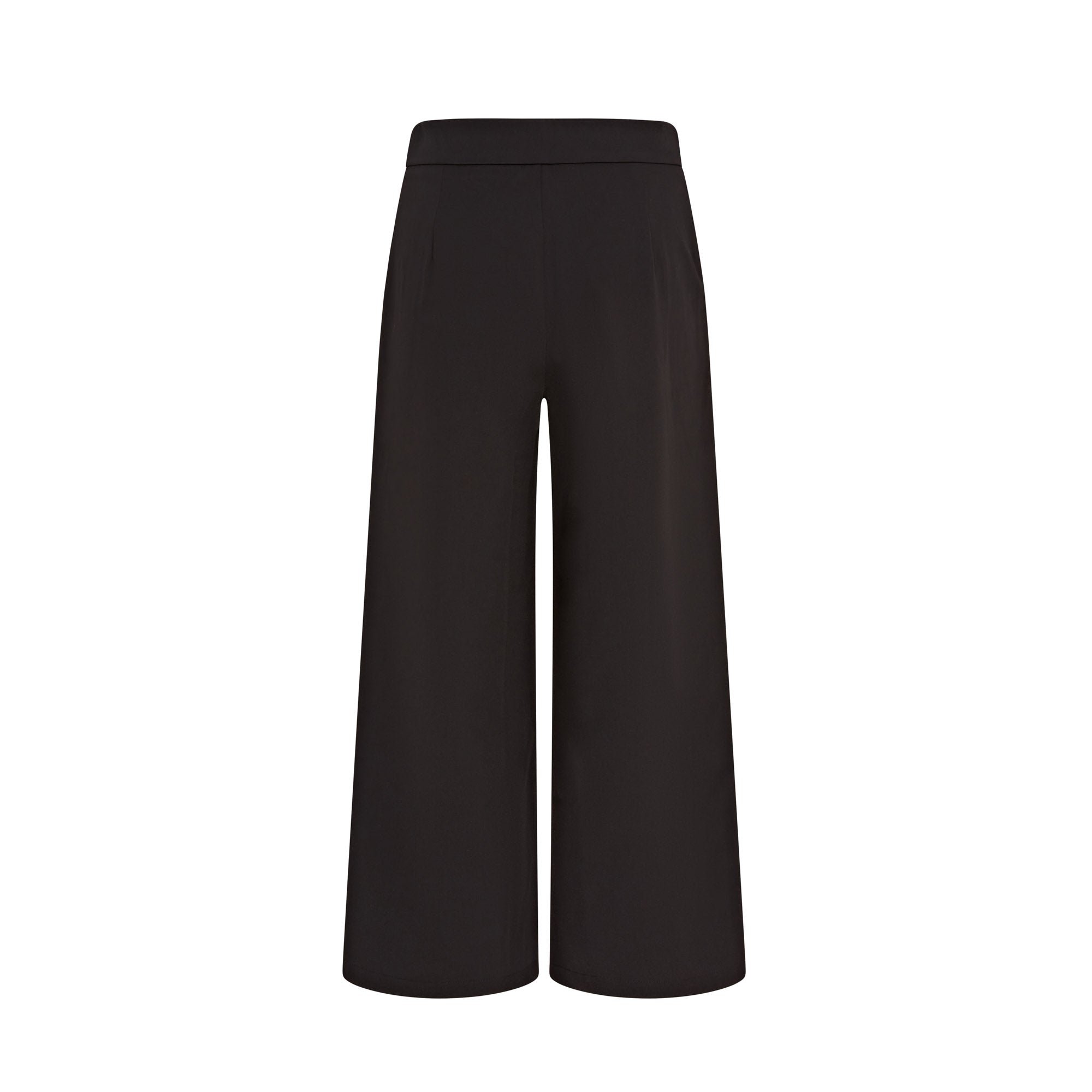 Ivy Culotte High-Waist Twill Trousers