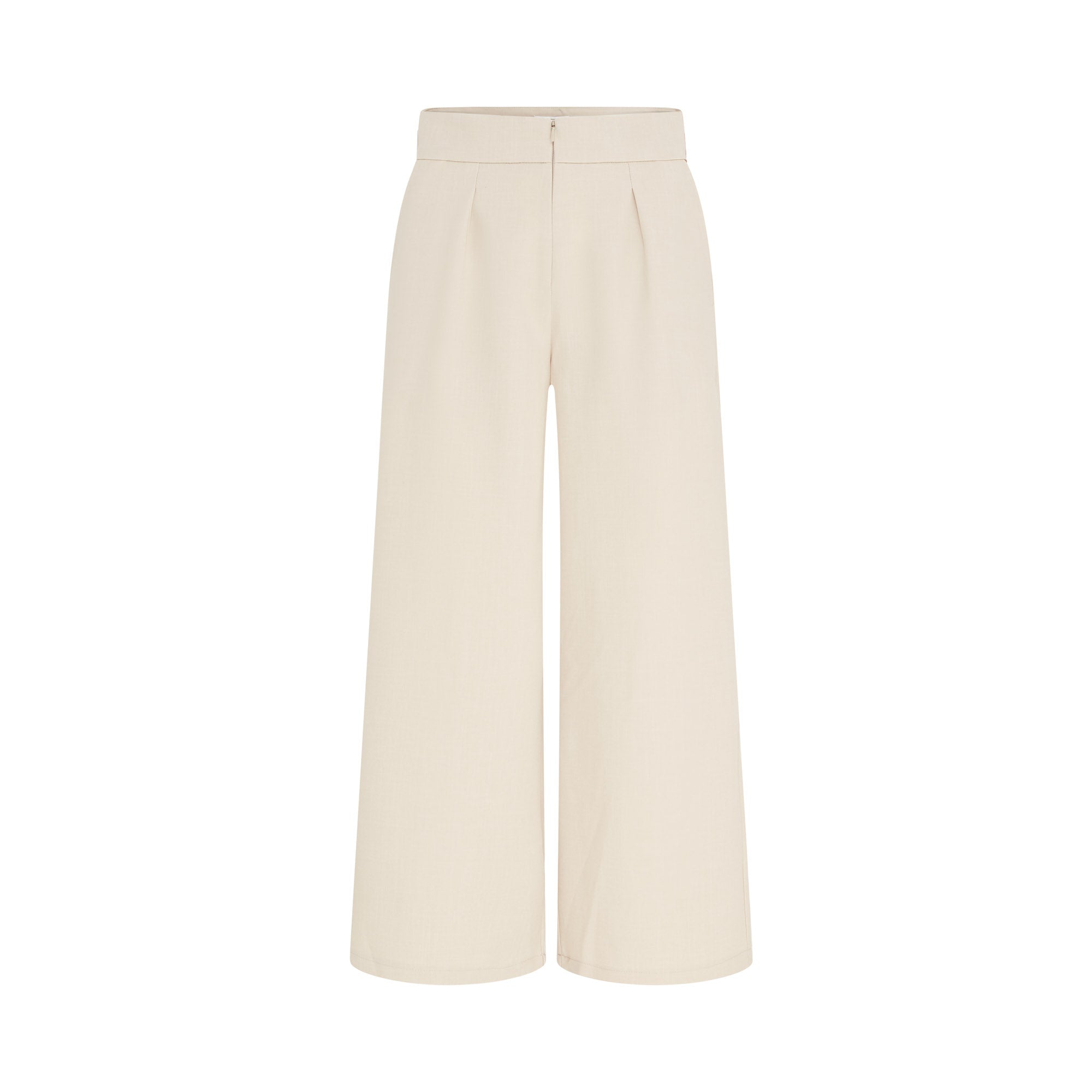Ivy Culotte High-Waist Twill Trousers