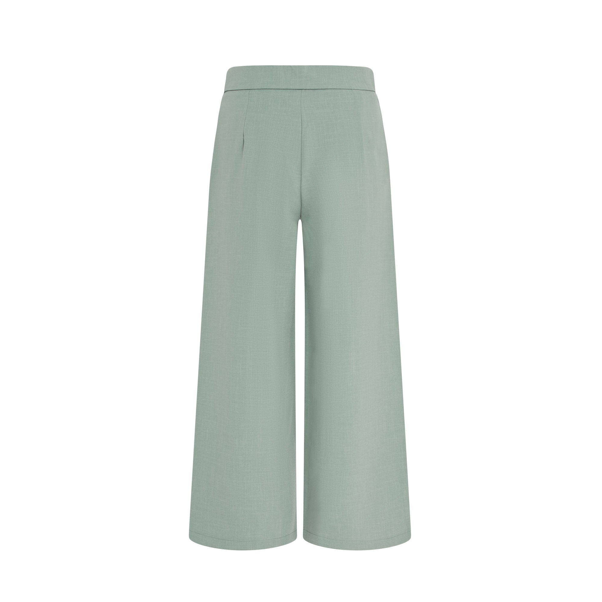 Ivy Culotte High-Waist Twill Trousers