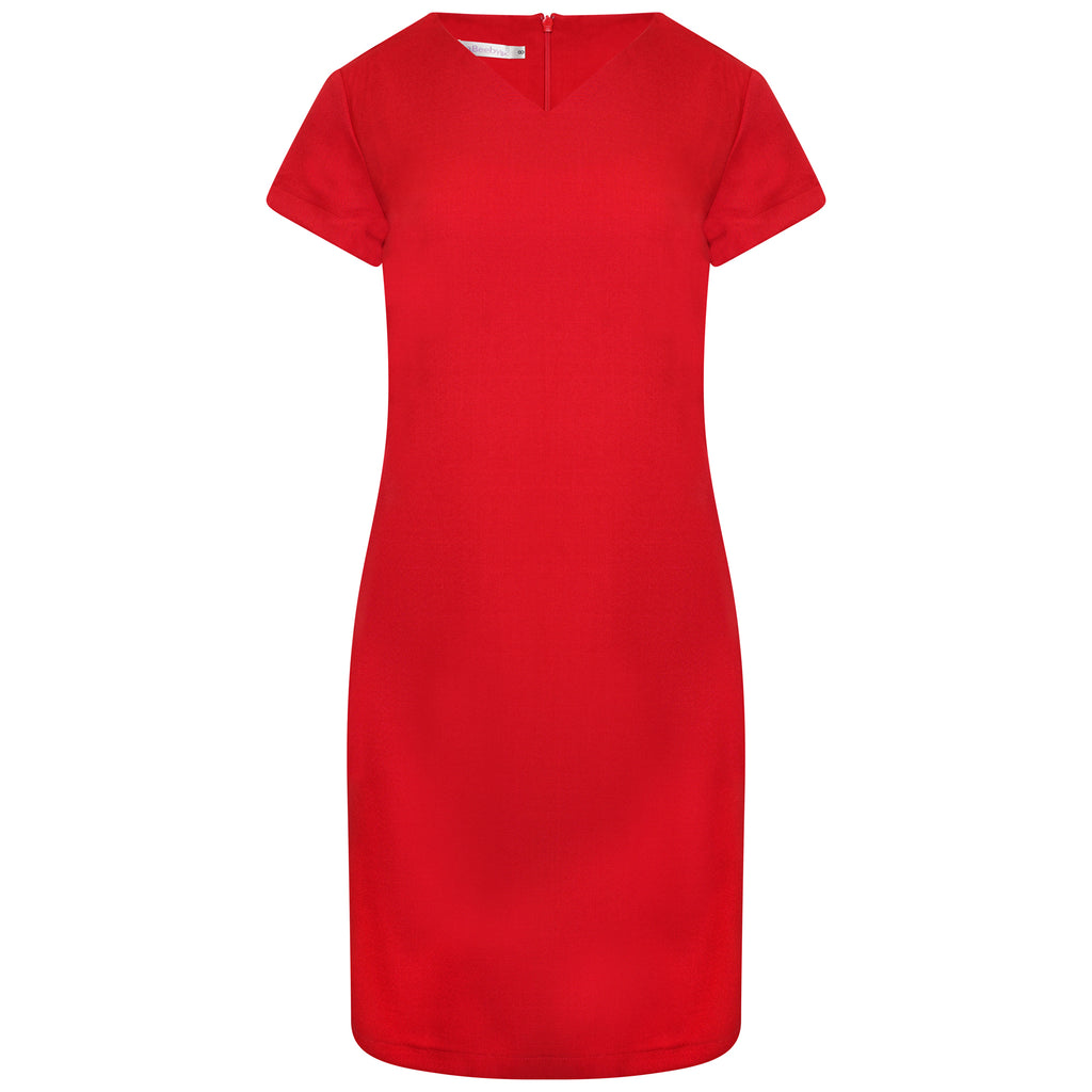 La Beeby Maya Polyester Dress Notch Sleeves