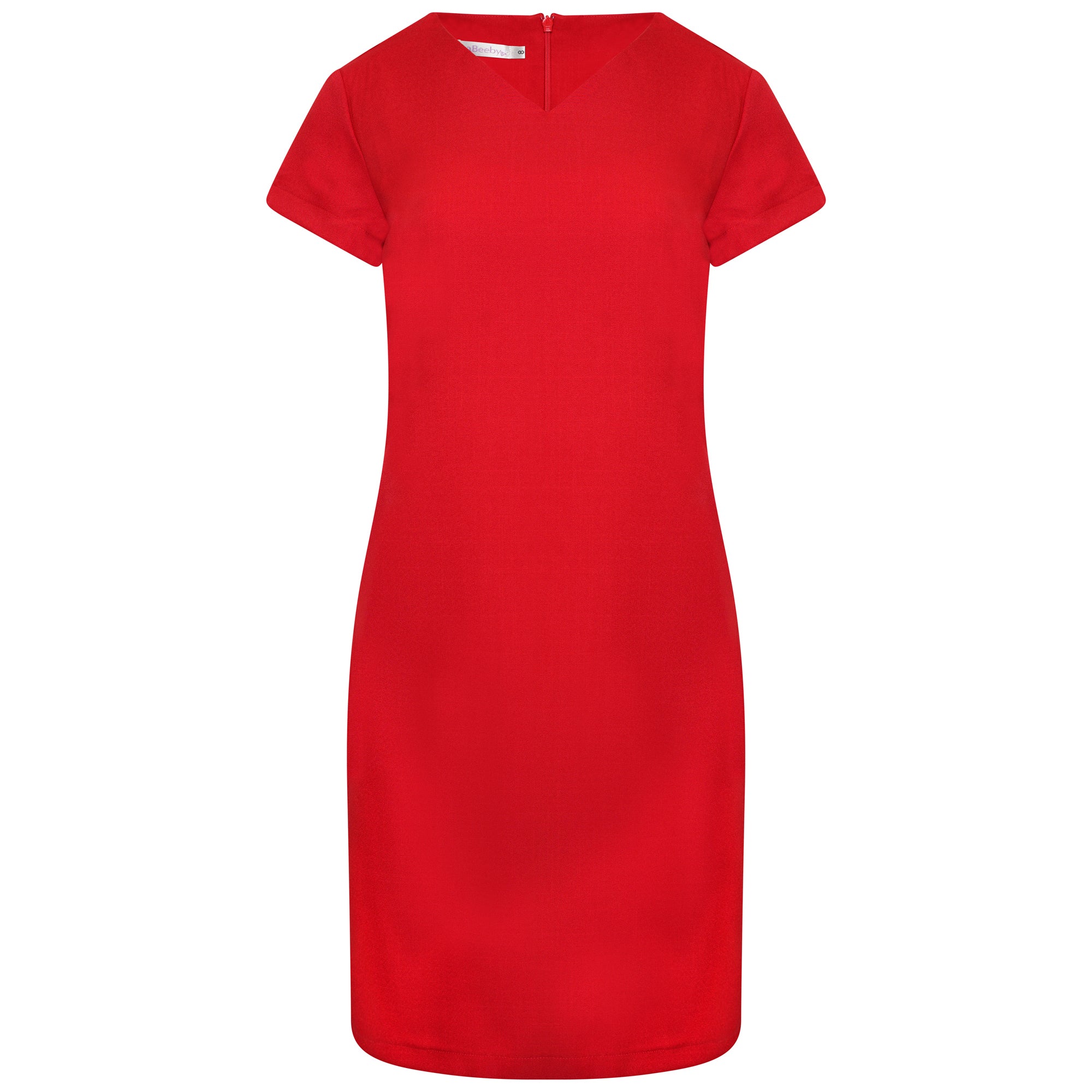 La Beeby Maya Polyester Dress Notch Sleeves