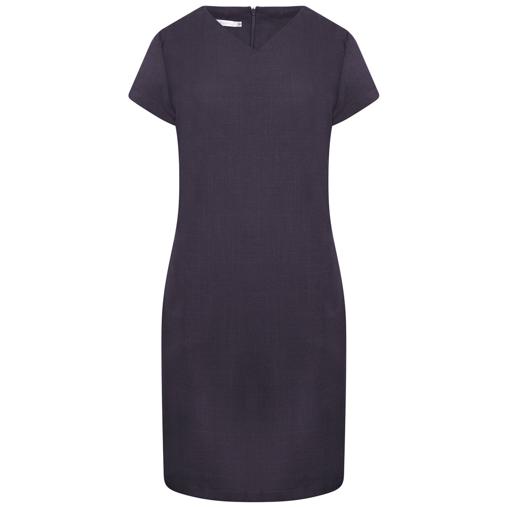 La Beeby Maya Polyester Dress Notch Sleeves
