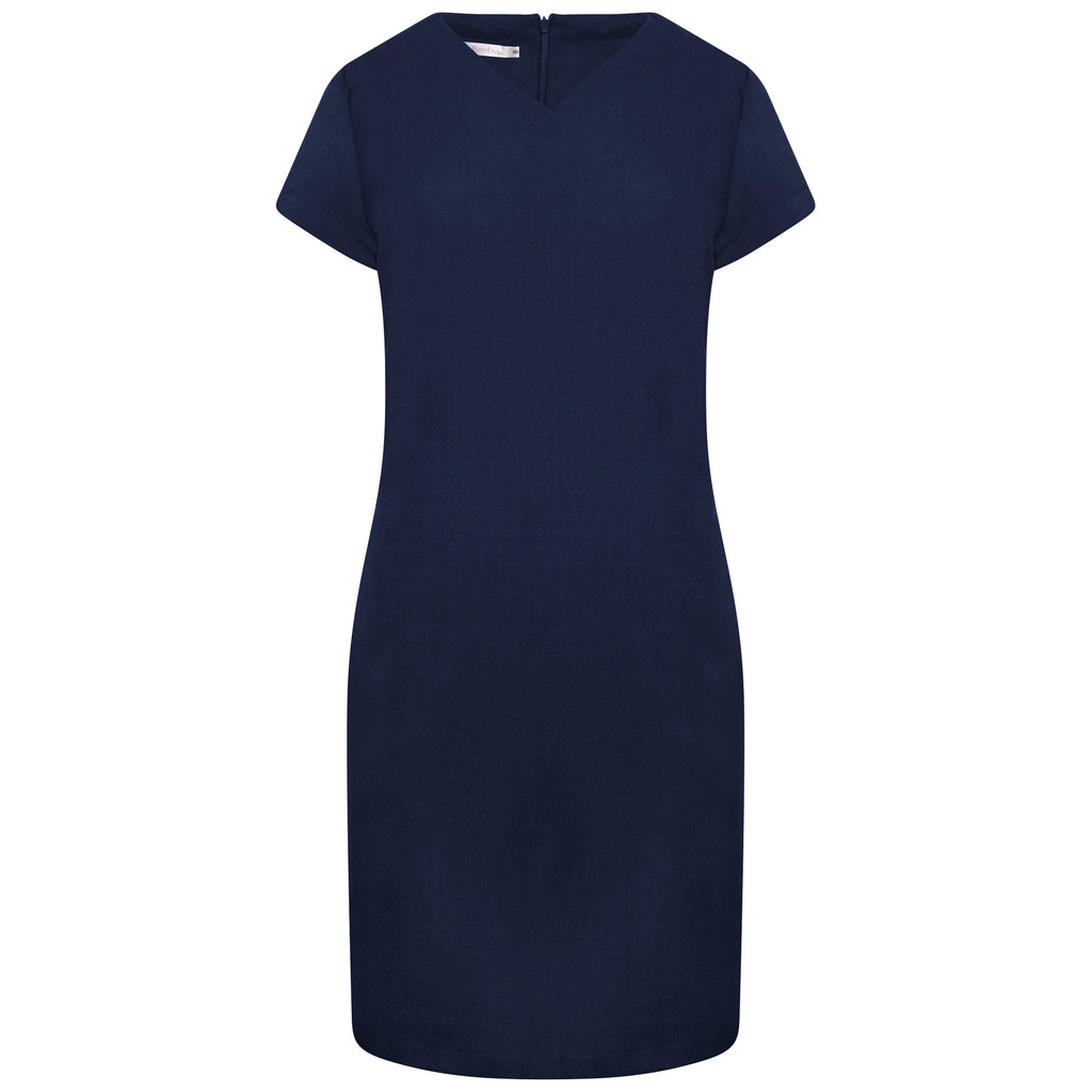 La Beeby Maya Polyester Dress Notch Sleeves