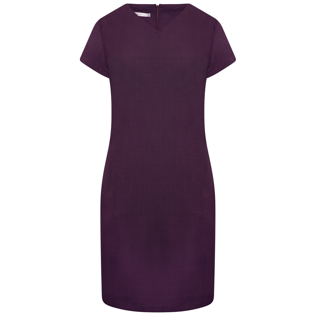 La Beeby Maya Polyester Dress Notch Sleeves