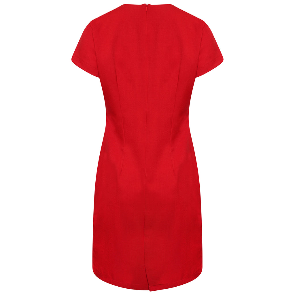 La Beeby Maya Polyester Dress Notch Sleeves