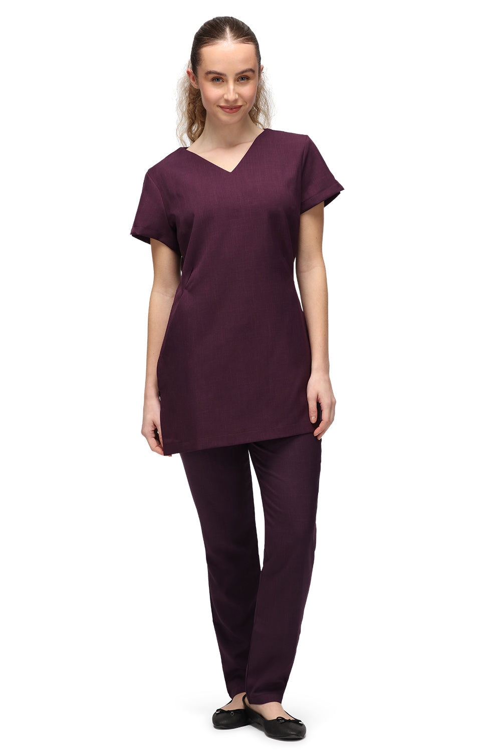 La Beeby Nina V-Neck Polyester Tunic