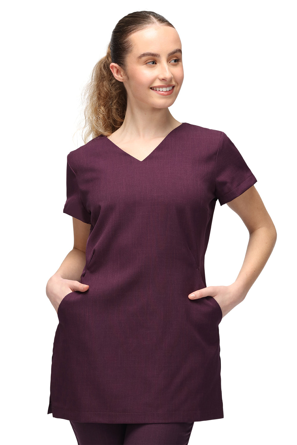 La Beeby Nina V-Neck Polyester Tunic