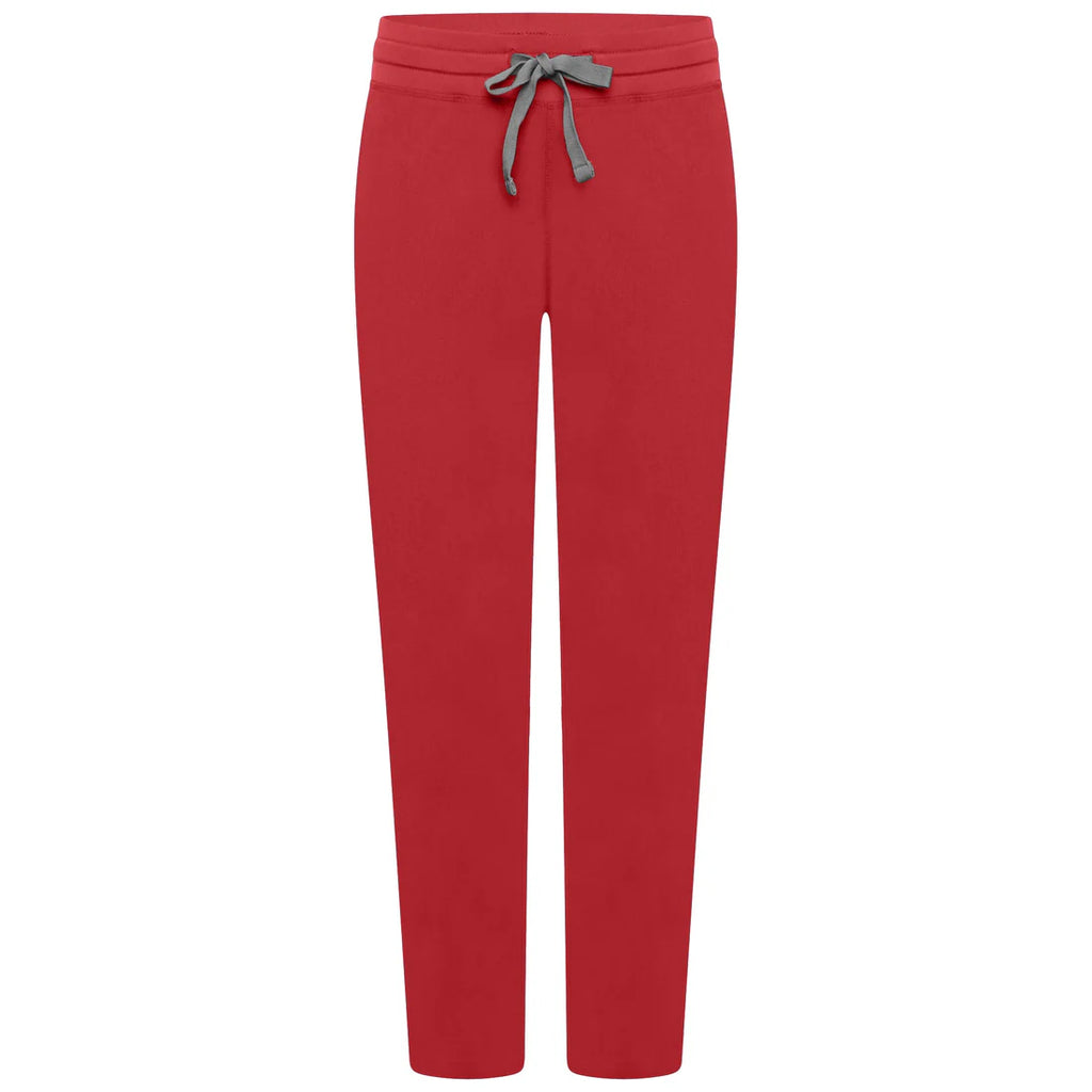 Burgundy Arlo Straight Leg Scrub Trouser - Beh-4956