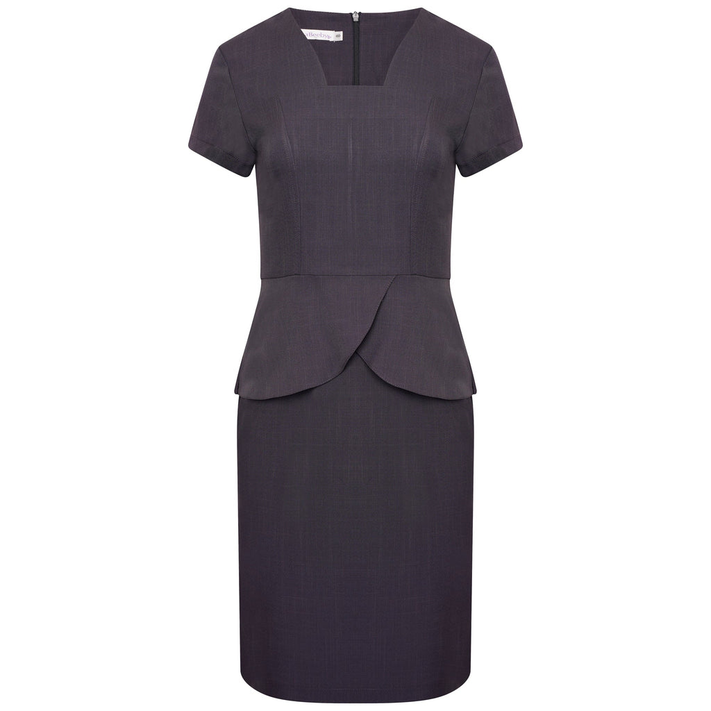 La Beeby Coco Polyester Peplum Dress