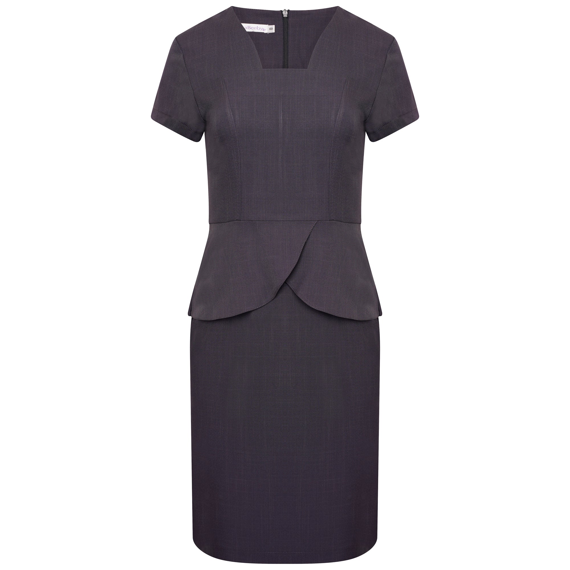 La Beeby Coco Polyester Peplum Dress