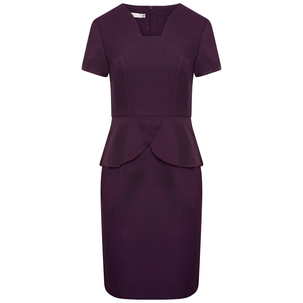 La Beeby Coco Polyester Peplum Dress