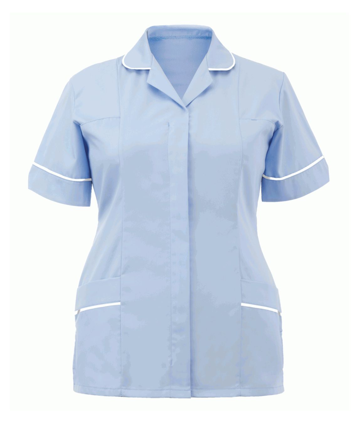 Classic Tunic Ladies Multi-Colour | Sky/White - Eg Clothing UK