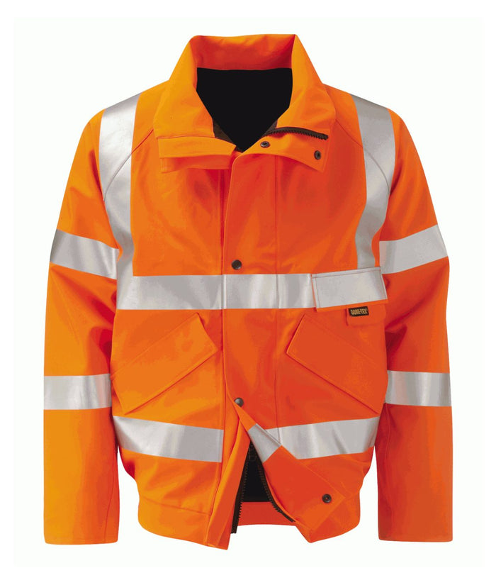 Colorado Gore-tex 2 Layer Bomber Jacket | Orange - Eg Clothing UK