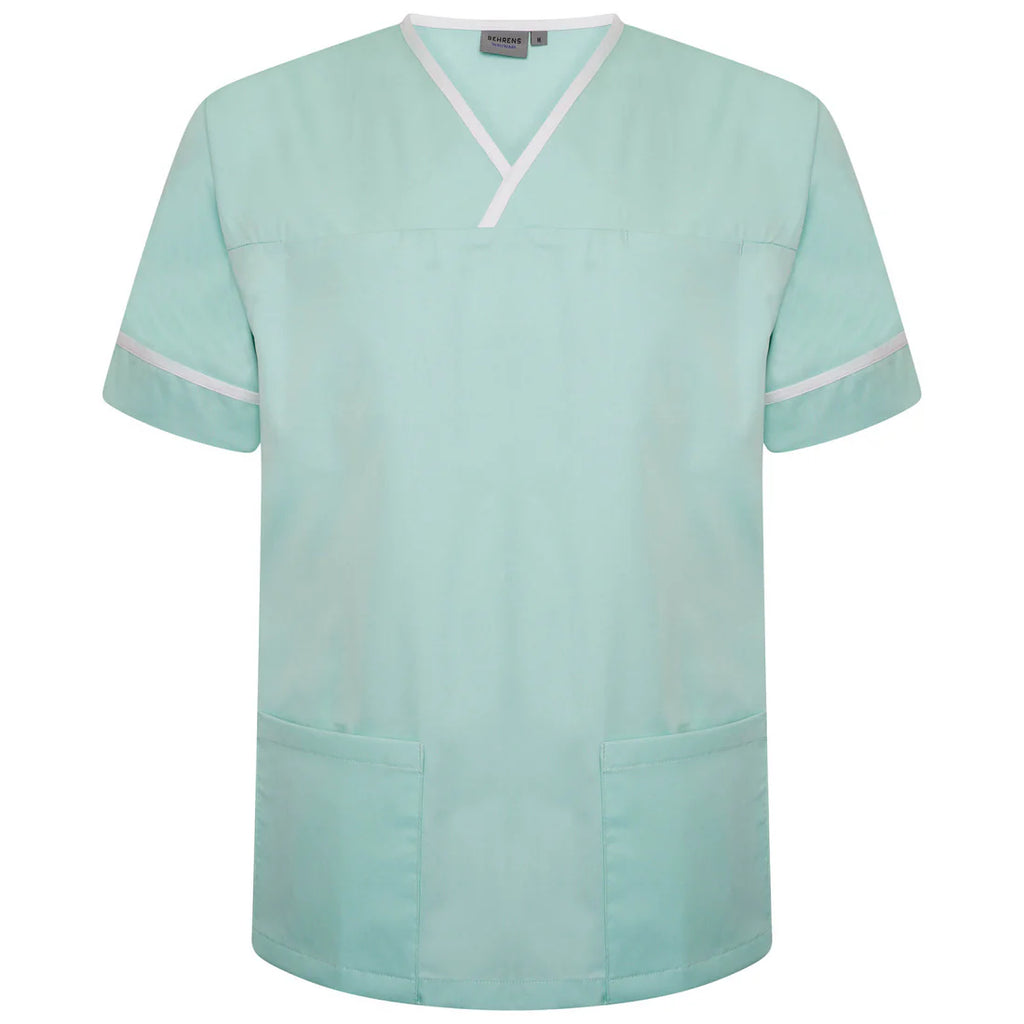 Contrast Trim Smart Scrub Top-EDNWT