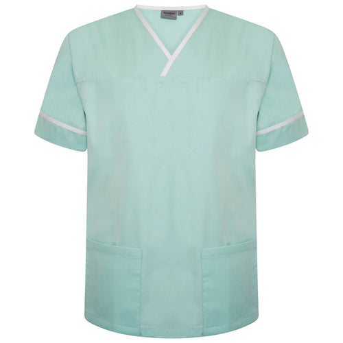 Contrast Trim Smart Scrub Top-EDNWT