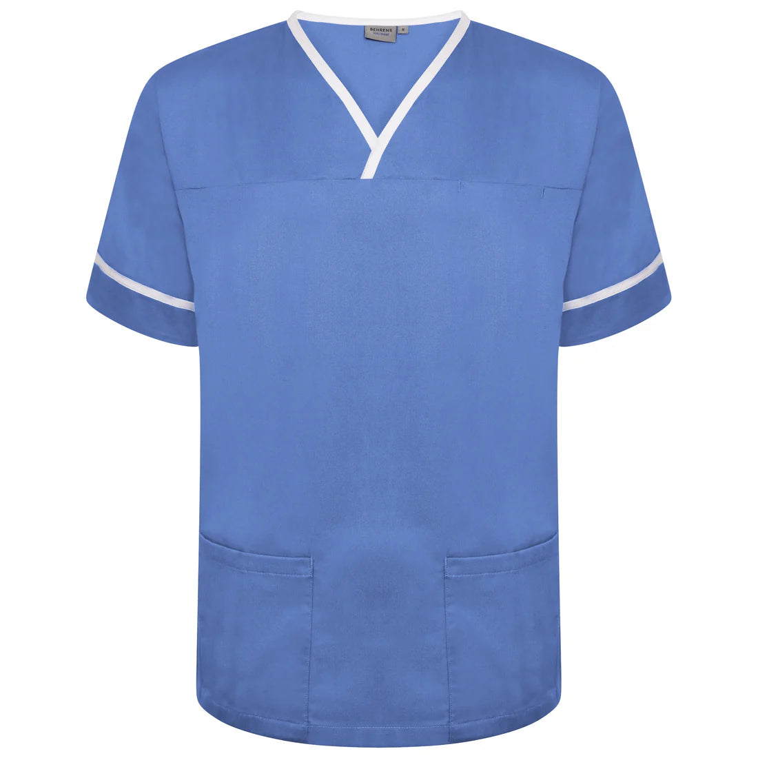 Contrast Trim Smart Scrub Top-HBWT