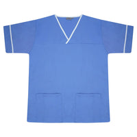 Contrast Trim Smart Scrub Top-MBWT