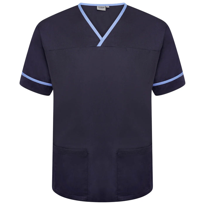 Contrast Trim Smart Scrub Top-NHBT