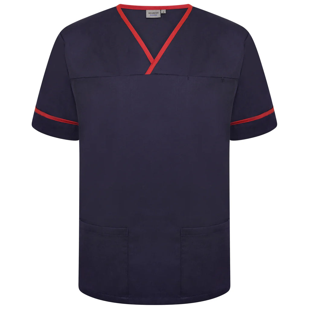 Contrast Trim Smart Scrub Top-NRT