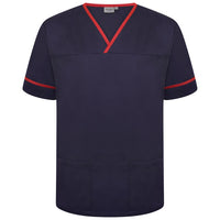 Contrast Trim Smart Scrub Top-NRT