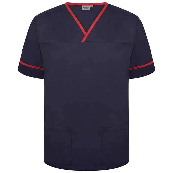 Contrast Trim Smart Scrub Top-NRT