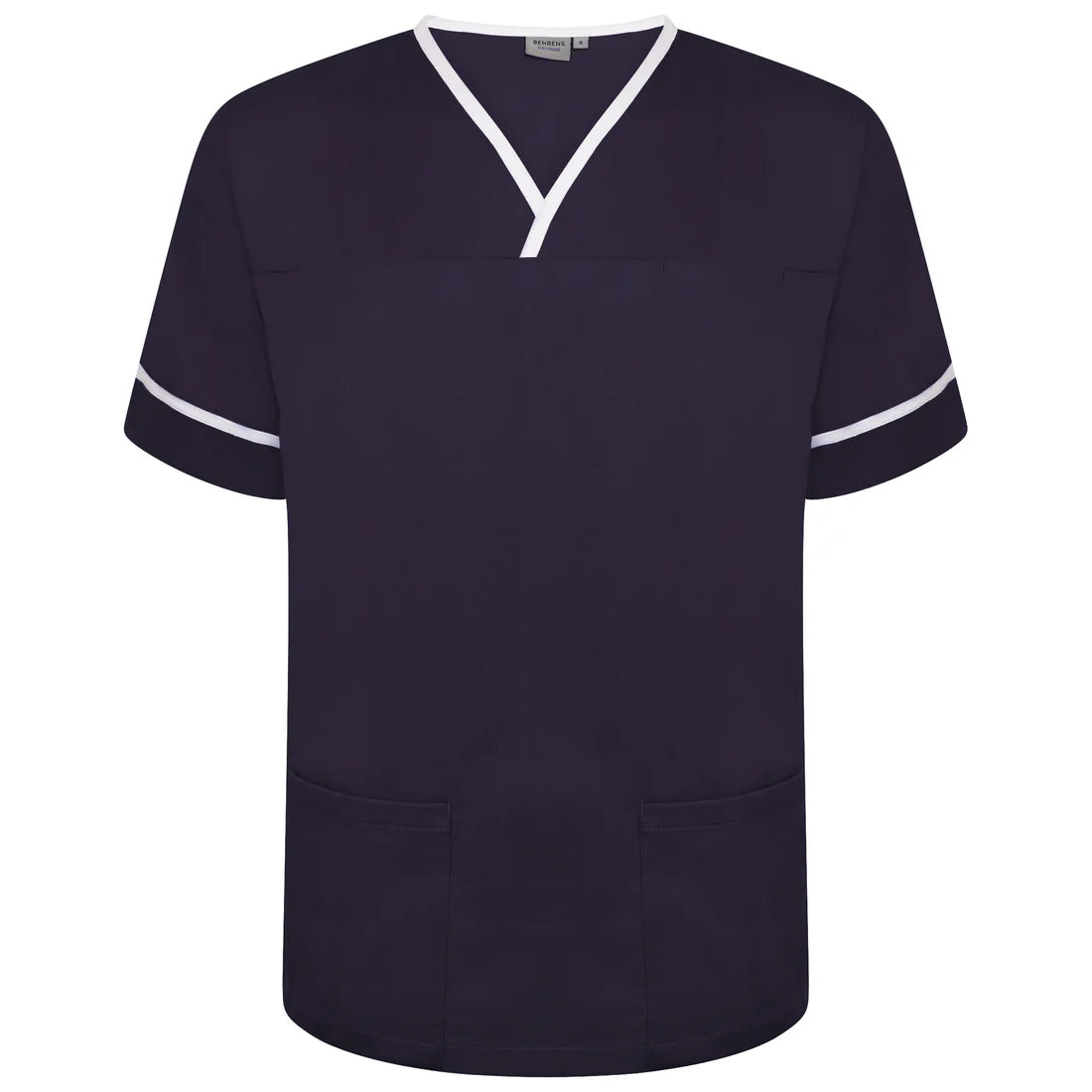 Contrast Trim Smart Scrub Top-NWT