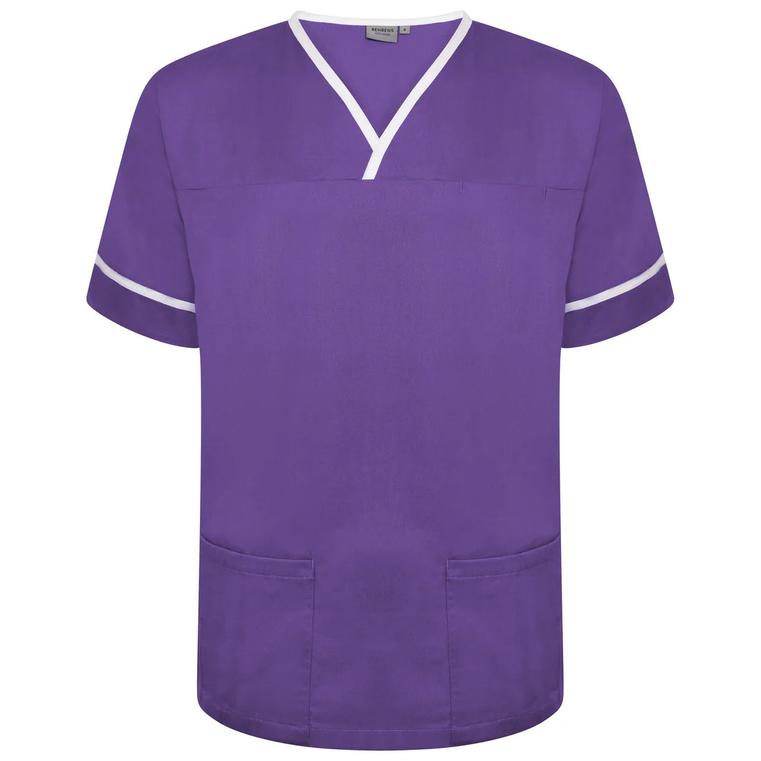 Contrast Trim Smart Scrub Top-PWT