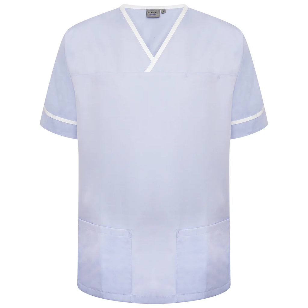 Contrast Trim Smart Scrub Top-SWT
