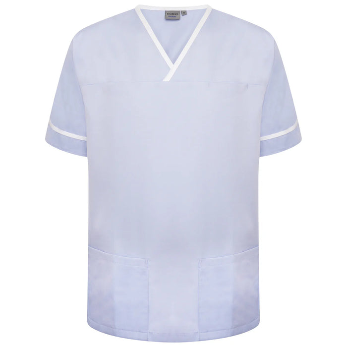 Contrast Trim Smart Scrub Top-SWT