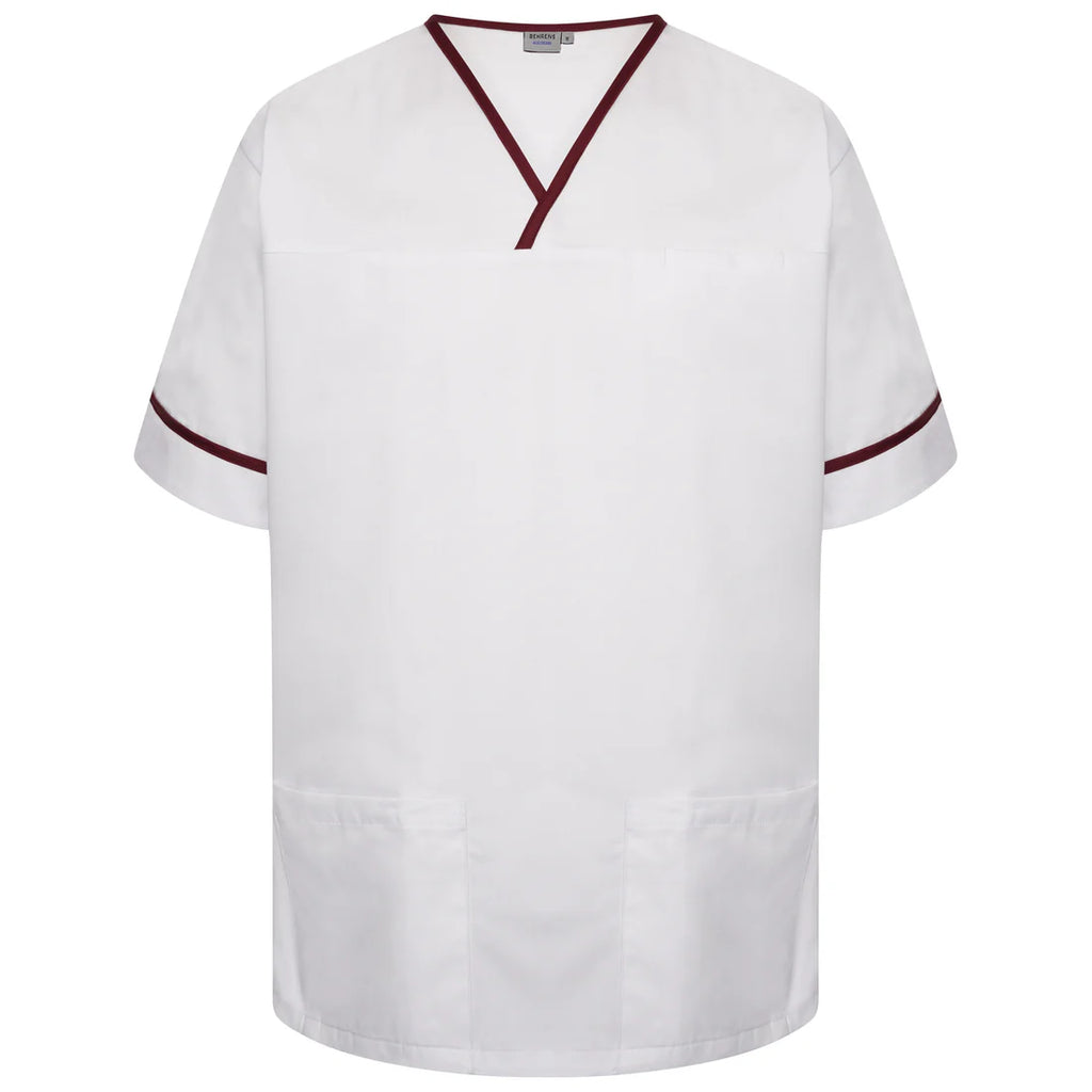 Contrast Trim Smart Scrub Top-WMT